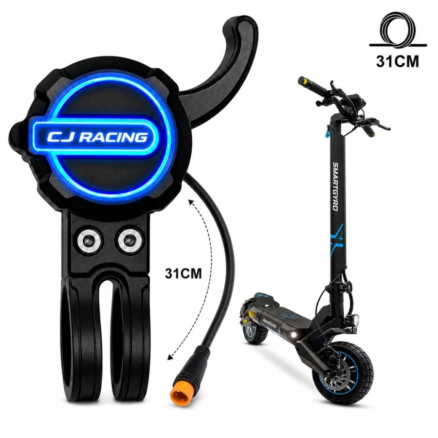 Acelerador de gatillo LED azul para Smartgyro Crossover Dual Max 2