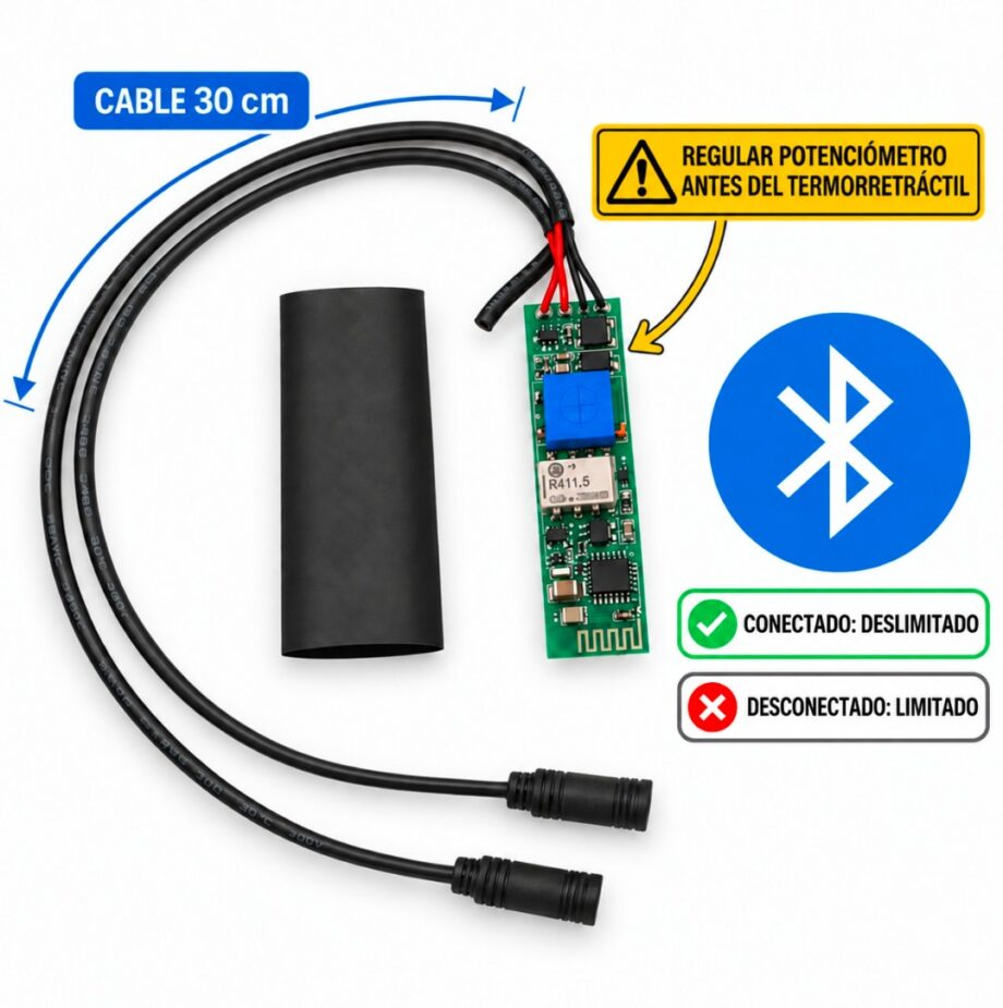 Mando limitador / deslimitador Ecoxtrem Armored Bluetooth